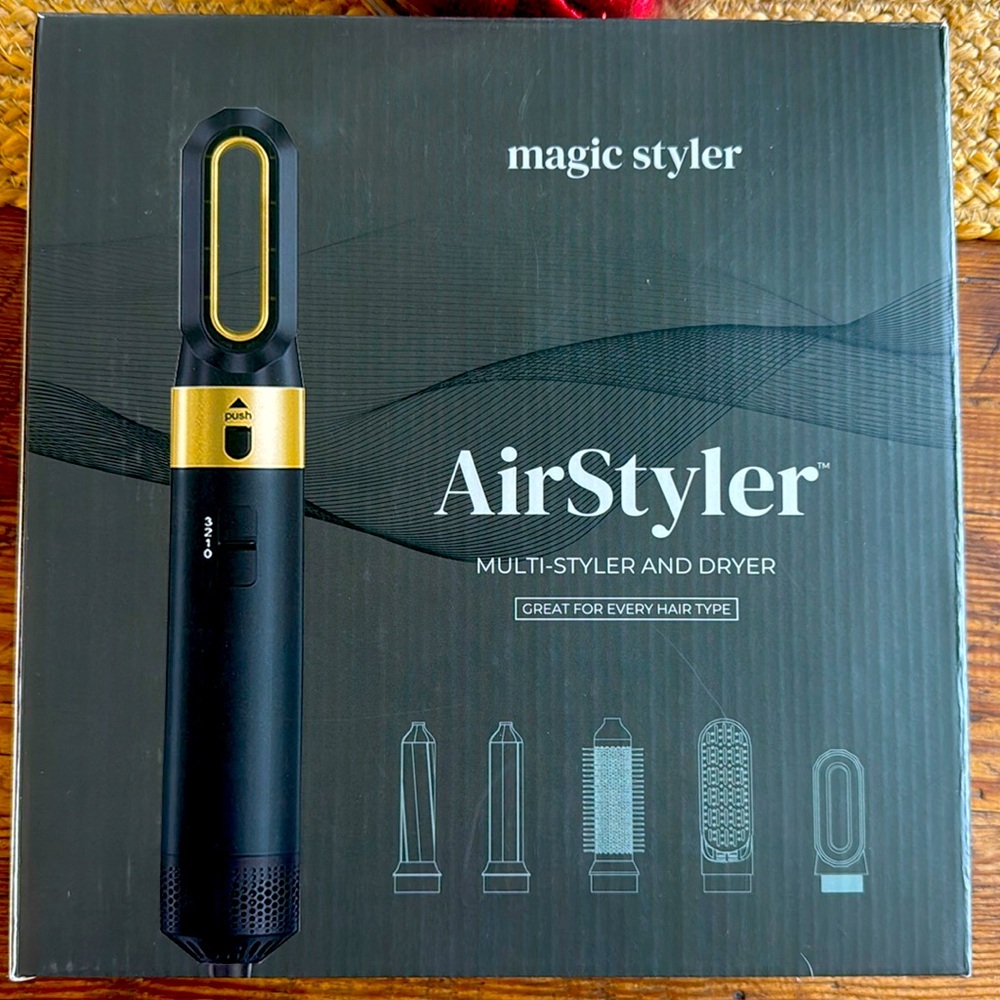 Magic Styler Air Styler Multi-Styler and Dryer
Blue with rose gold
